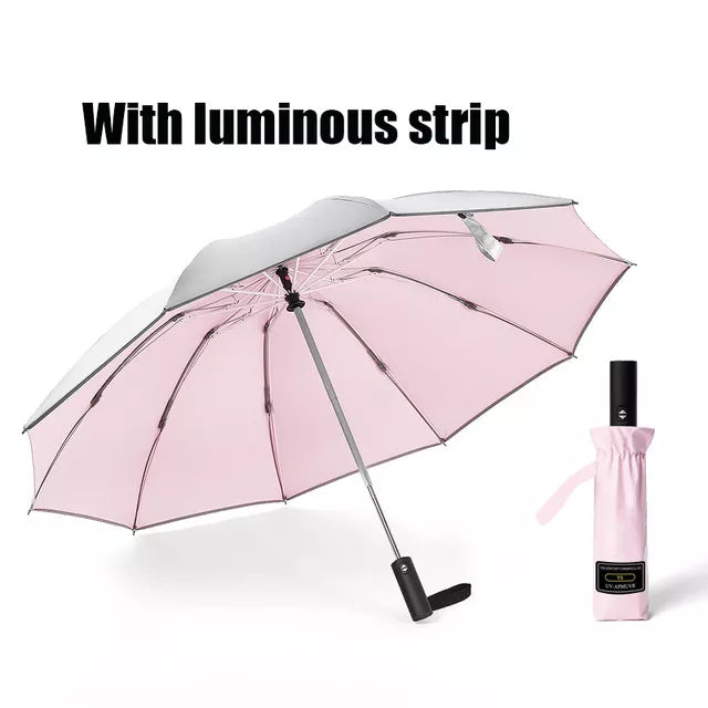 Rynx | Stay Dry and Stylish with our Inverted Umbrella – Windproof, Folding, and Reflective!