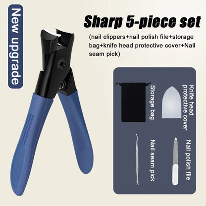 Rynx | 2023 New Anti-Splash Nail Clippers - Large Size Single Nail Trimmer for Thick and Hard Nails, Household Essential