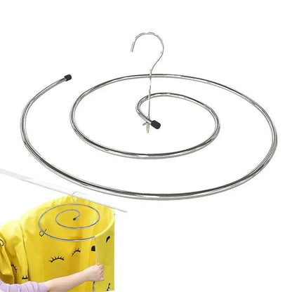 Rynx | Space-saving stainless steel spiral laundry rack for large laundry quick drying