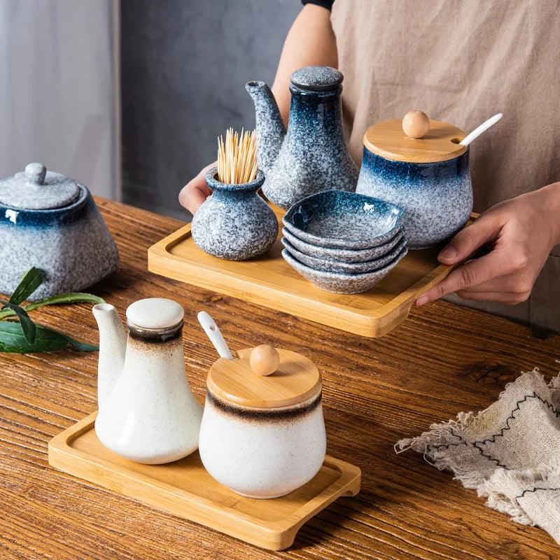 Rynx | Exquisite Japanese Ceramic Spice Collection for Culinary Excellence