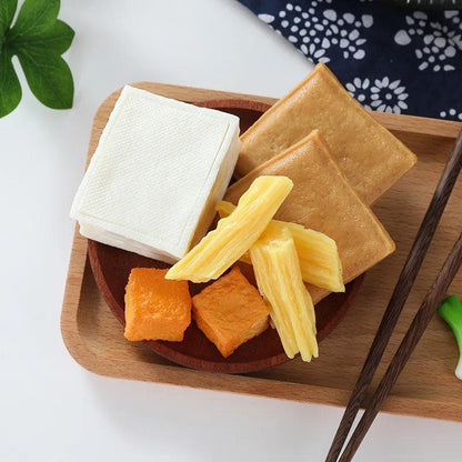 Rynx | Creative Dried Tofu Kitchen Model Set - 10 Pieces Cute Accessories for Gifts and Student Decor