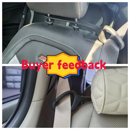 Rynx | 2x Front Seat Belt Holder Extension Guide Hooks – For Ford Mustang EcoBoost GT 2015-2021, Car Accessories