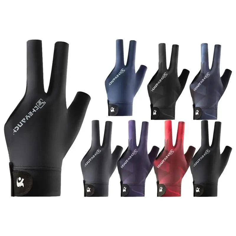 Rynx | Left-Handed Billiard Glove - Three-Finger Design for Outstanding Performance