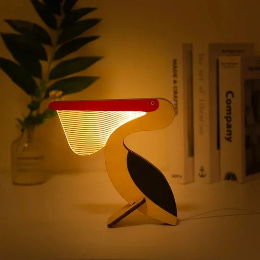 Rynx | Charming Wooden Animals LED Bedside Lamps