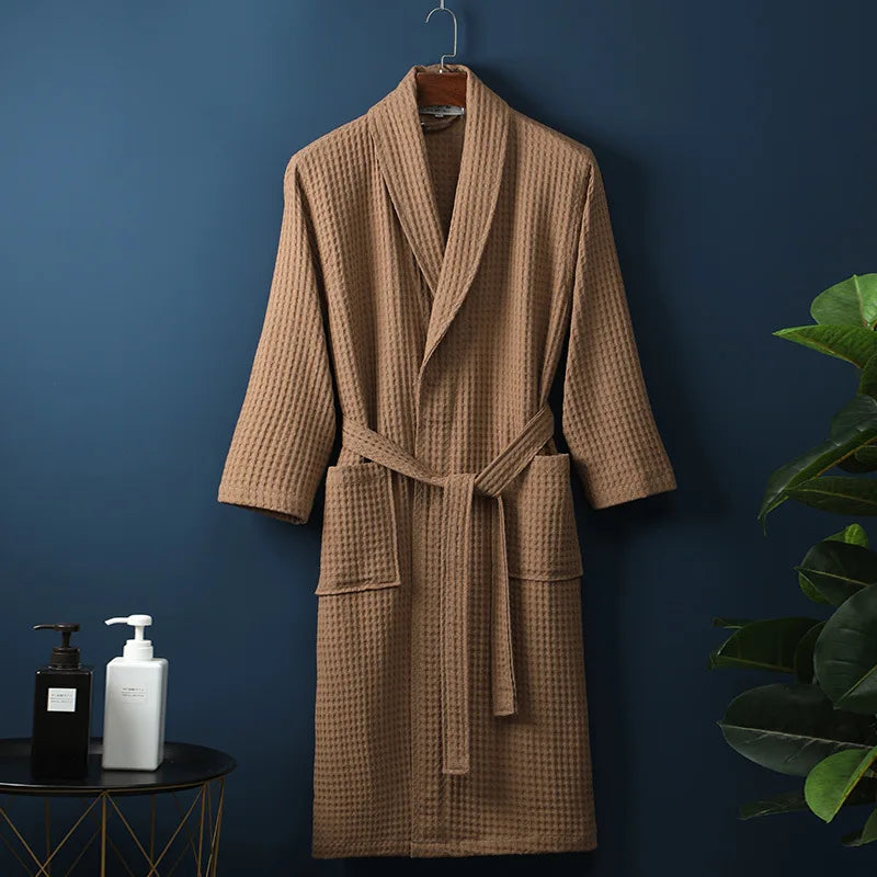 RYNX | Premium Bathrobe Made Of Cotton | Soft & Breathable | Perfect For Men & Women | With Pockets