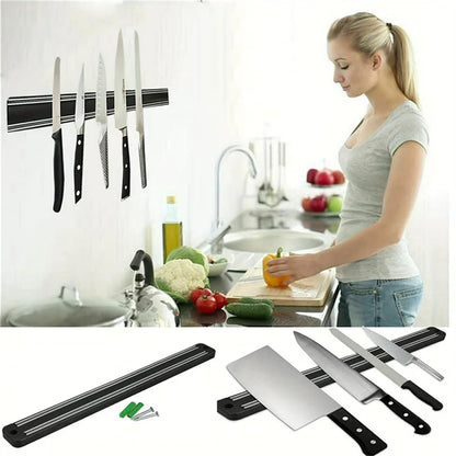 Rynx | Versatile Magnetic Wall-Mounted Knife Holder and Storage Rack for Kitchen and Warehouse Tools