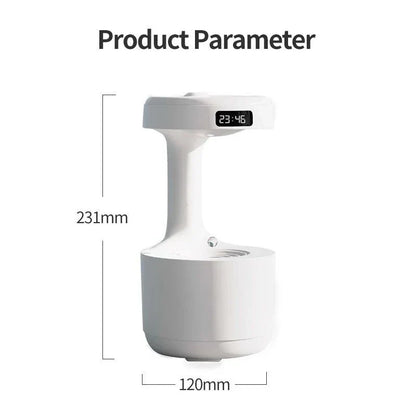 Rynx | Anti-Gravity Water Droplet Air Humidifier Night Lamp