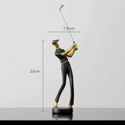 Rynx | TeeStance - Elegant Golf Pose Sculpture