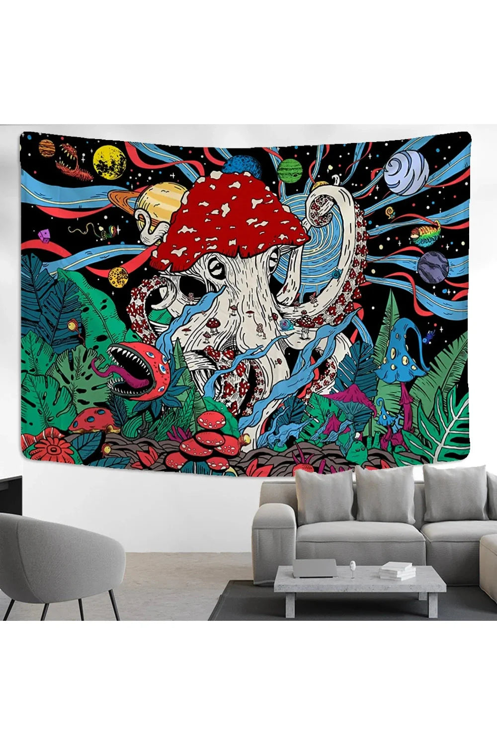 Rynx | Mushroom Wonderland Wall Tapestry
