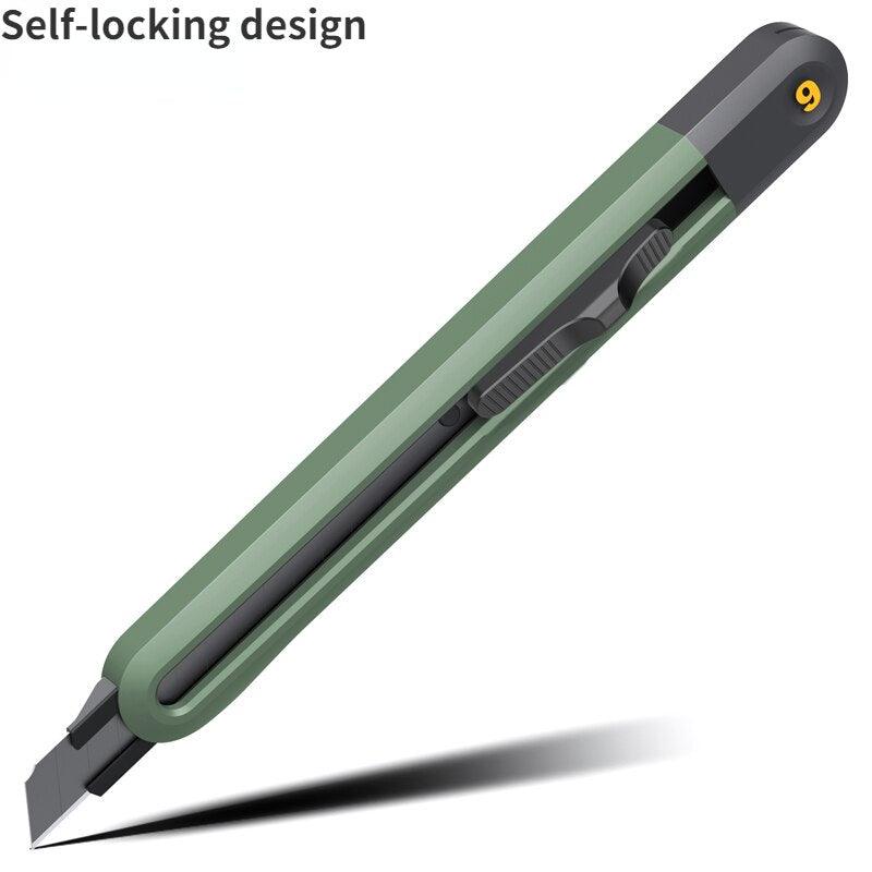 Rynx | Deli Black SK2 Steel Utility Knife: The ultimate solution for precise cutting