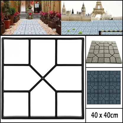 Rynx | Versatile DIY concrete path mold for personalized garden paths and driveways