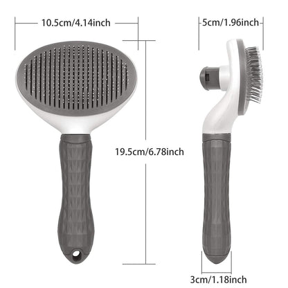 Rynx | Revolutionary Self-Cleaning Pet Grooming Brush for Dogs and Cats - Effortlessly Remove Tangles!