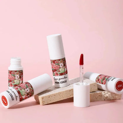 Rynx | Rose Garden Matte Muse Lip Mud Liquid Lipstick Waterproof Nude Lip Gloss Long-lasting Non-sticky Cup Sexy Women Lip Gloss Cosmetics
