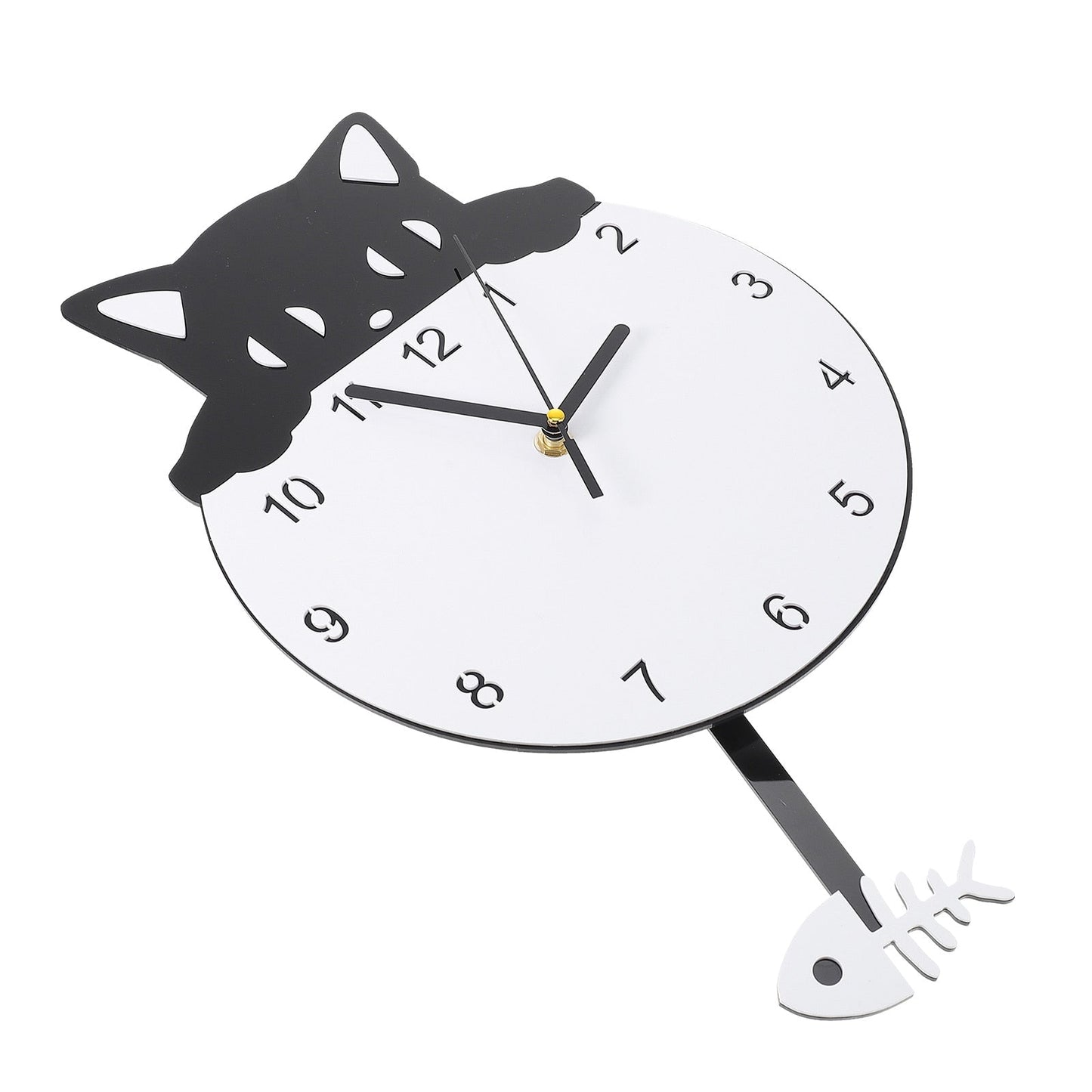Rynx | Art Acrylic Hanging Kittens Clock