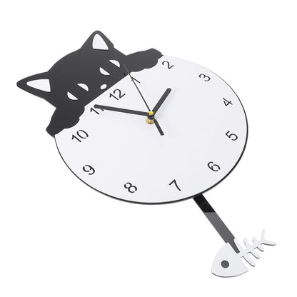 Rynx | Art Acrylic Hanging Kittens Clock