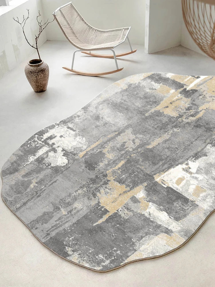 Rynx | Creative Art Living Room Large Area Rugs Irregular Bedroom Nightstand Decorative Rug Luxury Modern Wardrobe Coffee Table Rug