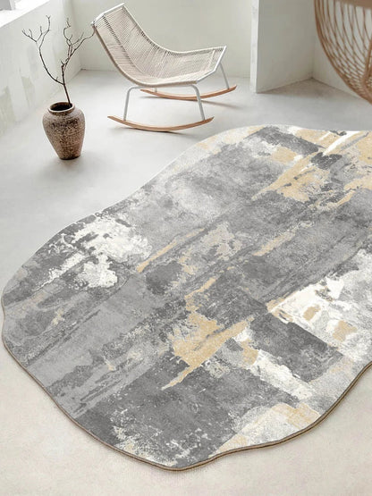 Rynx | Creative Art Living Room Large Area Rugs Irregular Bedroom Nightstand Decorative Rug Luxury Modern Wardrobe Coffee Table Rug