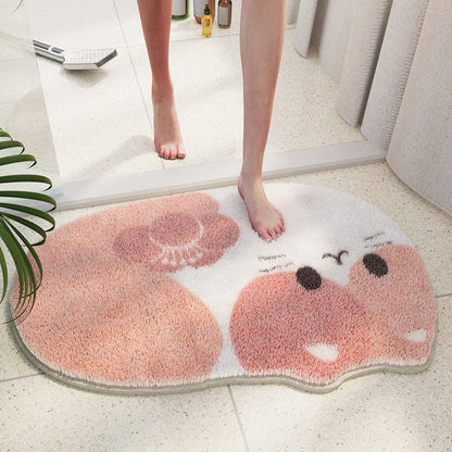 Rynx | Plush Doormat Cat Shape Rug