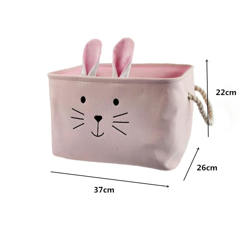 Rynx | Stylish collapsible storage basket made of canvas for children