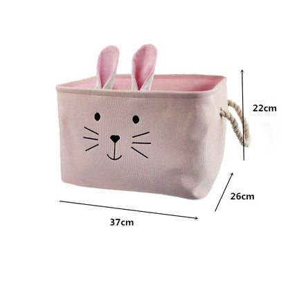 Rynx | Stylish collapsible storage basket made of canvas for children