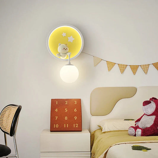 Rynx | RomanticWall - Children's Room Wall Lamp with Animal Motif