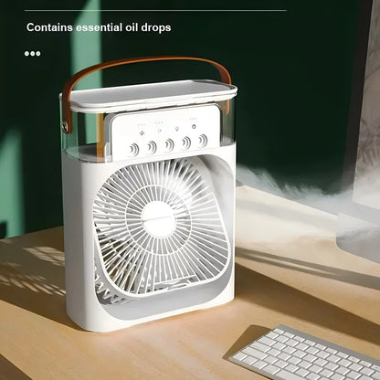 Rynx | AirCooler Pro 3-in-1 Fan, Air Conditioning and Humidifier with 7-Color LED Light