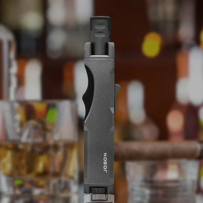 Rynx | JOBON Outdoor Windproof Turbine Torch – Butane Gas Lighter for Kitchen, Barbecue, Welding – Men’s Tool ( Gas Free )