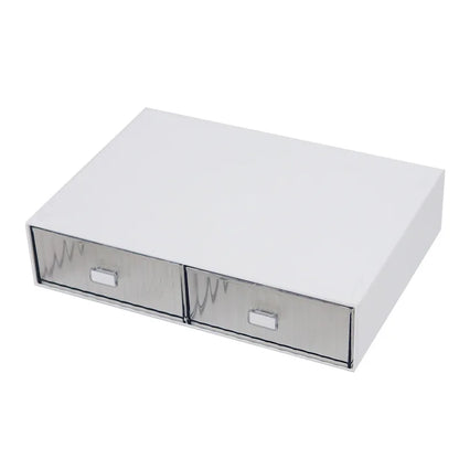 Rynx | Acrylic Pen Holder Storage Box Desktop Stationery Pen Box Office Transparent Large Capacity Drawer Makeup Organizer Cosmetics