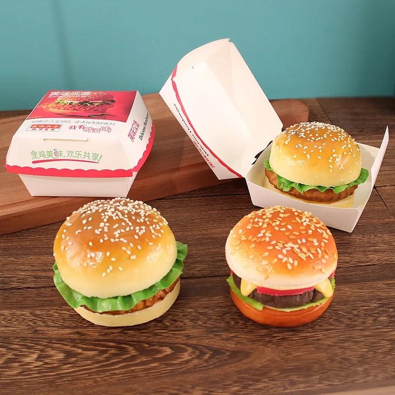 Rynx | Lifelike Jumbo Big Mac Model - Ideal for Home Decor and Photography