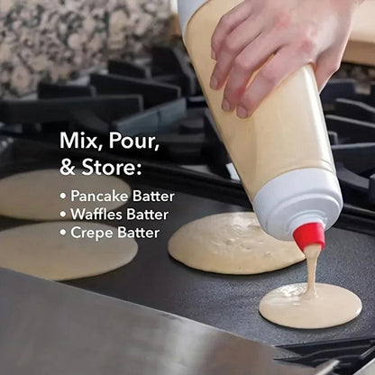 Rynx | Effortless batter mixer with whisk ball for perfectly fluffy pancakes, cupcakes, and more