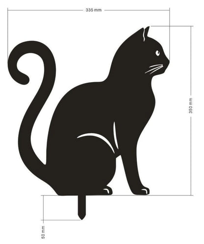 Rynx | Cat Metal Garden Decoration