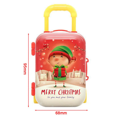 Rynx | Festive Charms in a Box: Christmas Metal Tinplate Mini Suitcase - Your All-in-One Holiday Organizer!