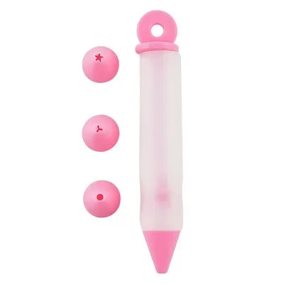 Rynx | Silicone Food Writing Pen and Decorating Tools - Ideal for Chocolate, Cake Mold, Cream Cup, Cookie Icing, Piping, Pastry Nozzles, and Kitchen Accessories