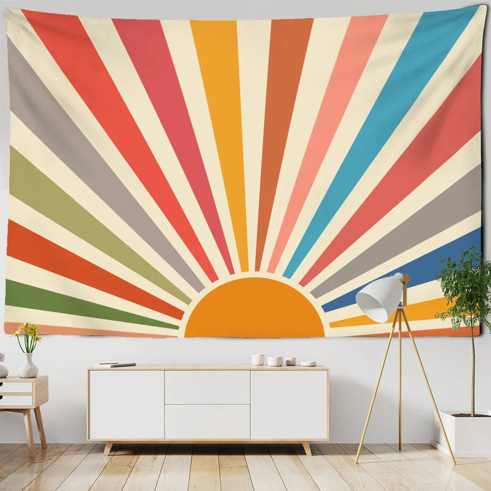 Rynx | Retro Sunrise Tapestry