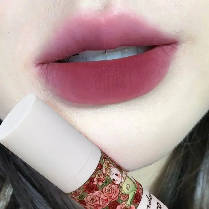 Rynx | Rose Garden Matte Muse Lip Mud Liquid Lipstick Waterproof Nude Lip Gloss Long-lasting Non-sticky Cup Sexy Women Lip Gloss Cosmetics