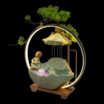 Rynx | Waterfall Fortune LED Incense Burner Zen Decor