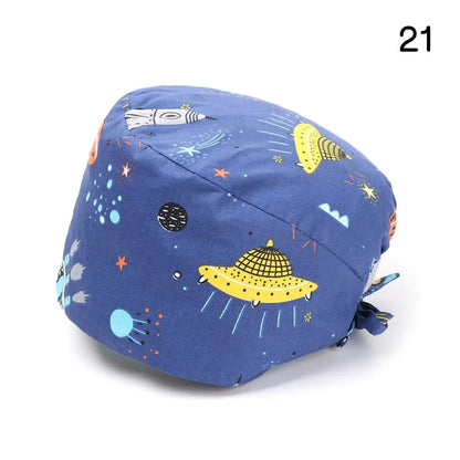 Rynx | Adjustable surgical cap with ponytail holder and buttons