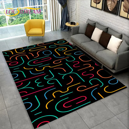 Rynx | Alex 3D Gamer Playmat Carpet - Large Non-Slip Carpet for Kids & Living Room