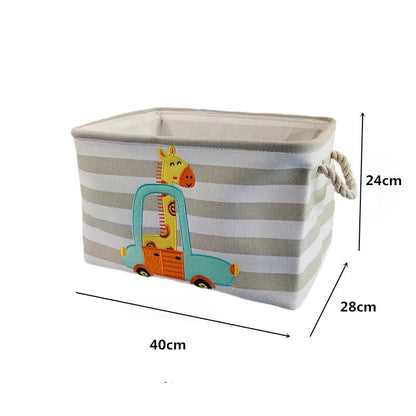 Rynx | Stylish collapsible storage basket made of canvas for children