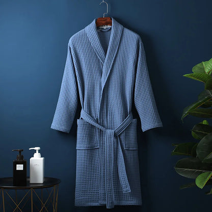 RYNX | Premium Bathrobe Made Of Cotton | Soft & Breathable | Perfect For Men & Women | With Pockets