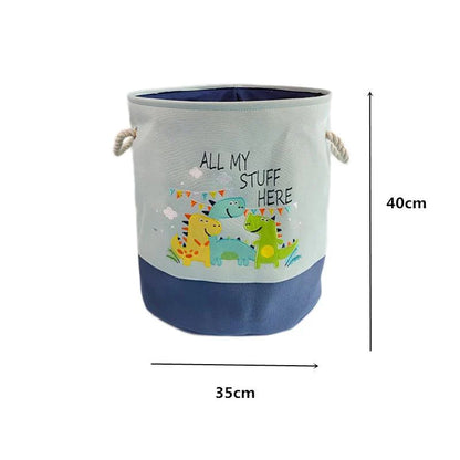 Rynx | Stylish collapsible storage basket made of canvas for children