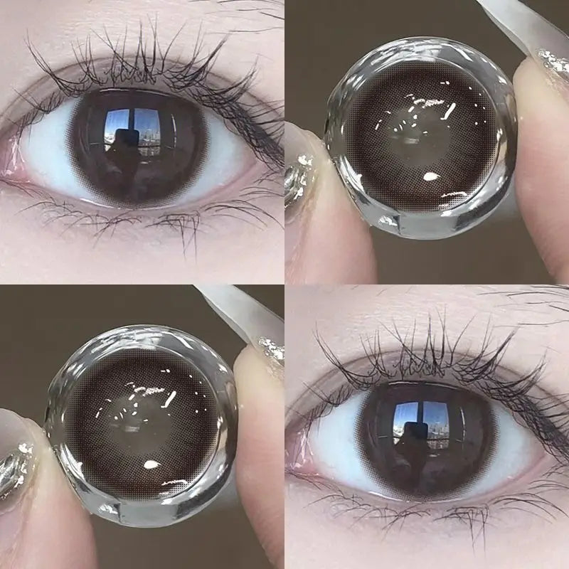 Rynx | 1 Pair High-Quality Colorcon Colorful Contact Lenses Myopia Lenses Soft Color Cosmetic Beautiful Pupil
