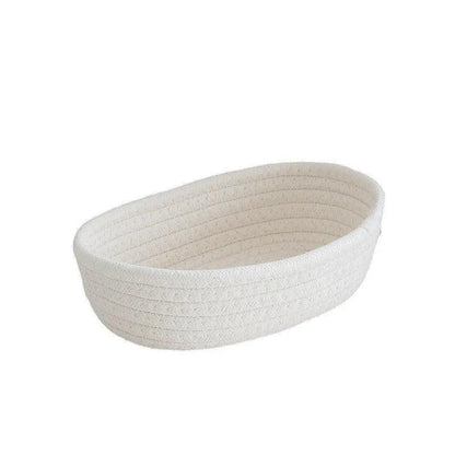 Rynx | Scandinavian Style Cotton Rope Desktop Storage Baskets - Chic Organization Solutions