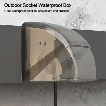 Rynx | 1Pcs Waterproof Electric Plug Cover: 86 Type Outdoor Socket Rainproof Box for Charging Pile, Socket, and Switch Protection