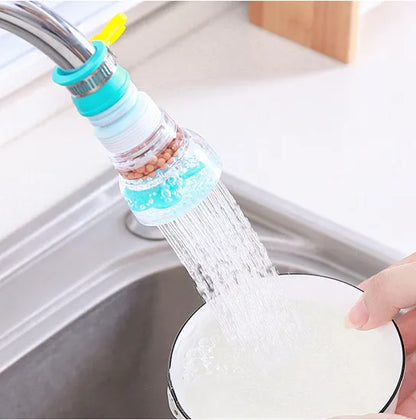 Rynx | Universal 360° Rotating Faucet Bubbler - Water-Saving Swivel Head Shower, Economizer Kitchen Faucet Nozzle Adapter for Sinks