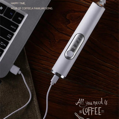 Rynx | Ultimate Wireless Electric Milk Frother & Egg Beater - USB Rechargeable Handheld Coffee Blender, Milk Shaker Mixer, and Foamer