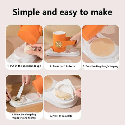 Rynx | Dual-Function Dough Press Modelling Dumpling Maker Set