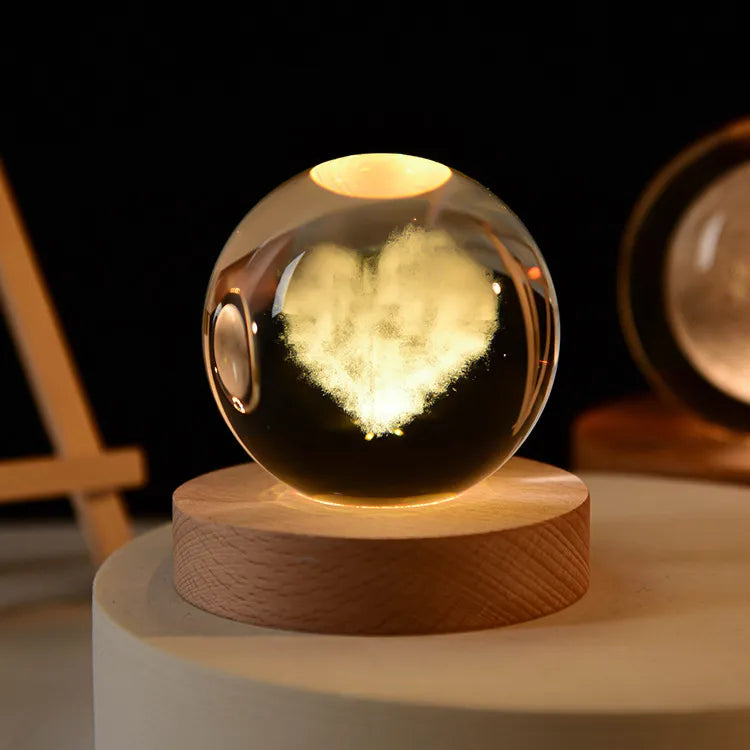 RYNX | 3D-Crystal-Night-Lights – Unique Gifts For All Occasions Heart piece