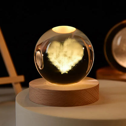 RYNX | 3D-Crystal-Night-Lights – Unique Gifts For All Occasions Heart piece