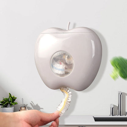 Rynx | Apple Shaped Wall Mounted Disposable Plastic Wrap Container